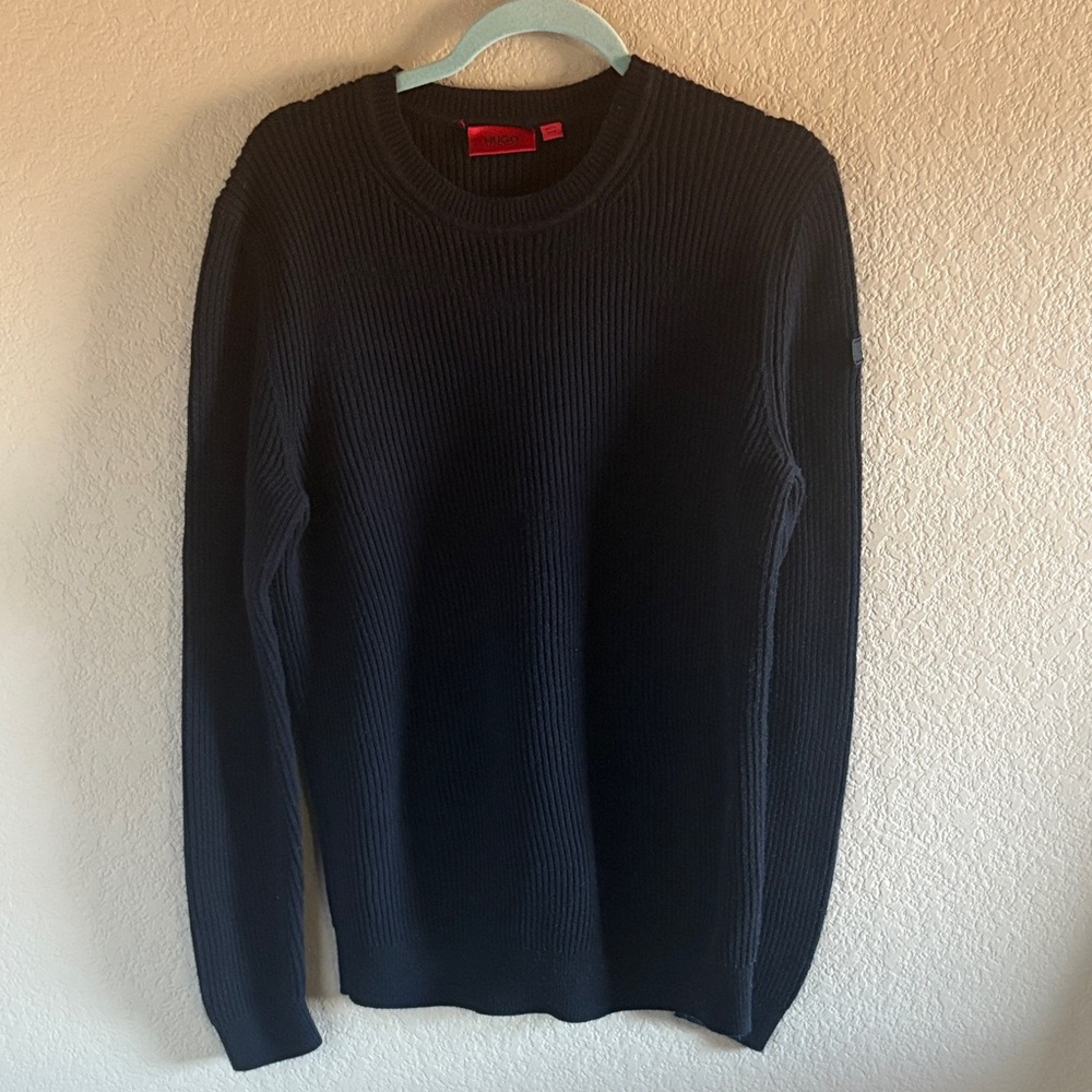 HUGO Boss Black Crewneck Sweater for Men